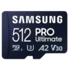 Samsung Pro Ultimate MB-MY512SB/WW 200MB/s Read 130MB/s Write MicroSD UHS-I U3 Memory Card Full HD & 4K UHD for Smartphone, Drone or Action Camera with USB Card Reader 512GB