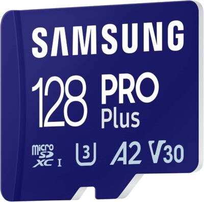 Samsung Pro Plus MB-MD128SA/APC 128GB UHS-I U3 Full HD & 4K UHD 180MB/s Read 130MB/s Write Memory Card