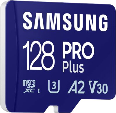 Samsung Pro Plus MB-MD128SA/APC 128GB UHS-I U3 Full HD & 4K UHD 180MB/s Read 130MB/s Write Memory Card