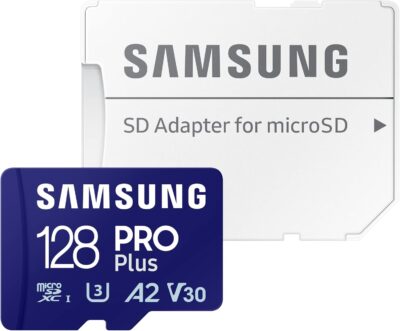 Samsung Pro Plus MB-MD128SA/APC 128GB UHS-I U3 Full HD & 4K UHD 180MB/s Read 130MB/s Write Memory Card