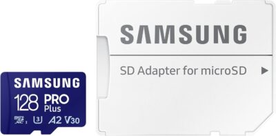 Samsung Pro Plus MB-MD128SA/APC 128GB UHS-I U3 Full HD & 4K UHD 180MB/s Read 130MB/s Write Memory Card