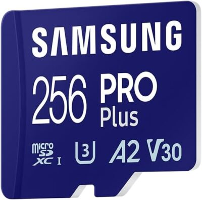 Samsung Memory MB-MD256SA/APC PRO Plus MicroSD Card 256GB, UHS-I U3, Up to 180MB/s