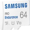 Samsung PRO Endurance 64GB microSDXC UHS-I U1 100MB/s Video Monitoring Memory Card with Adapter (MB-MJ64KA/APC)