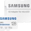 Samsung PRO Endurance 128GB microSDXC UHS-I U3 100MB/s Video Monitoring Memory Card with Adapter (MB-MJ128KA/APC)