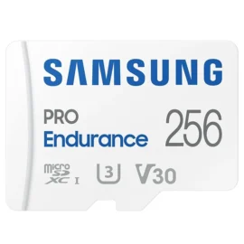 Samsung PRO Endurance 256GB microSDXC UHS-I U3 100MB/s Video Monitoring Memory Card with Adapter (MB-MJ256KA/EU)