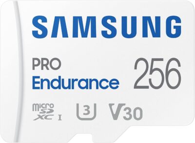 Samsung PRO Endurance 256GB microSDXC UHS-I U3 100MB/s Video Monitoring Memory Card with Adapter (MB-MJ256KA/EU)