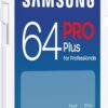 Samsung PRO Plus 64GB SD Memory Card (MB-SD64S/EU) UHS-I U3 Full HD & 4K UHD 180MB/s Read 130MB/s Writing for SLR Cameras and System Cameras (2023)