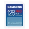 Samsung PRO Plus SD Card, 128GB, UHS-I U3, Full HD & 4K UHD, 180MB/s Read, 130MB/s Write, Memory Card for SLR Cameras and System Cameras, MB-SD128S/EU