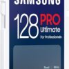 Samsung PRO Ultimate SD card, 128 GB, UHS-I U3, Full HD & 4K UHD, 200 MB/s read, 130 MB/s write, Memory card for smartphone, Drone or action cam, Includes USB card reader, MB-SY128SB/WW