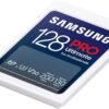 Samsung PRO Ultimate SD card, 128 GB, UHS-I U3, Full HD & 4K UHD, 200 MB/s read, 130 MB/s write, Memory card for smartphone, Drone or action cam, Includes USB card reader, MB-SY128SB/WW