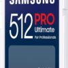 Samsung PRO Ultimate SD card, 512 GB, UHS-I U3, Full HD & 4K UHD, 200 MB/s read, 130 MB/s write, Memory card for smartphone, Drone or action cam, Includes USB card reader, MB-SY512SB/WW