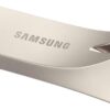 Samsung BAR Plus USB Flash Drive Type-A 64GB 200MB/s Read 30MB/s Write Durable USB 3.1 Flash Drive with Keyring Champagne Silver MUF-64BE3/APC