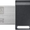 Samsung FIT Plus USB Flash Drive Type-A 64GB 300MB/s Read 30MB/s Write Compact USB 3.1 Flash Drive with Key Ring, Gray, MUF-64AB/APC