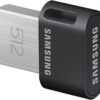 Samsung FIT Plus USB Flash Drive Type-A, 512GB, 400MB/s Read, 110MB/s Write, Compact USB 3.2 Memory Stick with Key Ring, Grey, MUF-512AB/APC