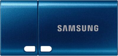 Samsung USB C Flash Drive 64GB 300MB/s Read 30MB/s Write USB 3.1 Flash Drive for Notebooks, Tablets and Smartphones, Blue, MUF-64DA/APC