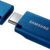 Samsung USB C Flash Drive 64GB 300MB/s Read 30MB/s Write USB 3.1 Flash Drive for Notebooks, Tablets and Smartphones, Blue, MUF-64DA/APC