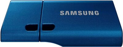 Samsung USB C Flash Drive 64GB 300MB/s Read 30MB/s Write USB 3.1 Flash Drive for Notebooks, Tablets and Smartphones, Blue, MUF-64DA/APC