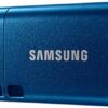 Samsung USB Flash Drive USB C 128GB 400MB/s Read 60MB/s Write USB 3.1 Flash Drive for Notebooks, Tablets and Smartphones, Blue, MUF-128DA/APC