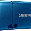 Samsung USB Flash Drive USB C 128GB 400MB/s Read 60MB/s Write USB 3.1 Flash Drive for Notebooks, Tablets and Smartphones, Blue, MUF-128DA/APC