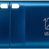 Samsung USB Flash Drive USB C 128GB 400MB/s Read 60MB/s Write USB 3.1 Flash Drive for Notebooks, Tablets and Smartphones, Blue, MUF-128DA/APC