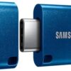 Samsung USB Flash Drive USB C 128GB 400MB/s Read 60MB/s Write USB 3.1 Flash Drive for Notebooks, Tablets and Smartphones, Blue, MUF-128DA/APC