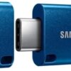 Samsung USB C Flash Drive 256GB 400MB/s Read 110MB/s Write USB 3.1 Flash Drive for Notebooks, Tablets and Smartphones, Blue, MUF-256DA/APC