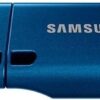 Samsung USB C Flash Drive 256GB 400MB/s Read 110MB/s Write USB 3.1 Flash Drive for Notebooks, Tablets and Smartphones, Blue, MUF-256DA/APC