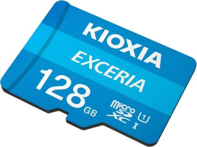 Kioxia 128GB microSD Exceria Flash Memory Card w/Adapter U1 R100 C10 Full HD High Read Speed 100MB/s LMEX1L128GG2