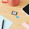 Kioxia 128GB microSD Exceria Flash Memory Card w/Adapter U1 R100 C10 Full HD High Read Speed 100MB/s LMEX1L128GG2