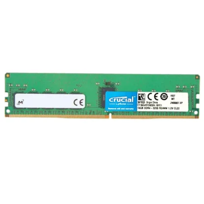 Crucial 16GB DDR4-3200 (PC4 25600) Server Memory Model CT16G4RFD832A