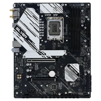 Biostar Z790A-SILVER Intel Z790 Chipset LGA1700 Socket Motherboard