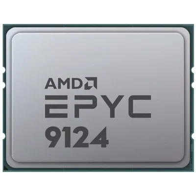 AMD EPYC 9124 Server CPU Processor 16C/32T ZEN4 200W TDP 100-000000802