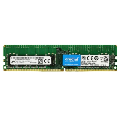 Crucial 16GB DDR4 2400 (PC4 19200) Server Memory Model CT16G4WFD824A