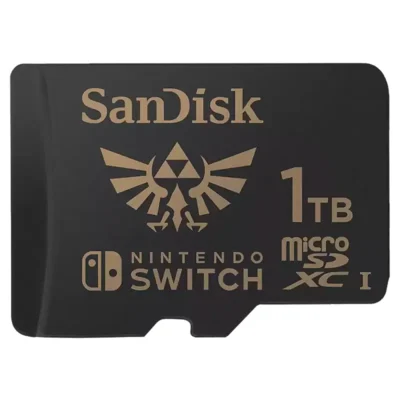 SanDisk and Nintendo Cobranded MicroSDXC SQXAO 1T U3 C10 UHS-1 100mb/S R 90MB/s W Flash Card