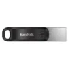 SanDisk 256GB iXpand Flash Drive Go for iPhone and iPad - SDIX60N-256G-GN6NE, Black