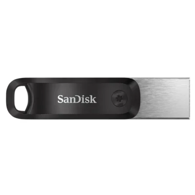 SanDisk 256GB iXpand Flash Drive Go for iPhone and iPad - SDIX60N-256G-GN6NE, Black