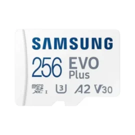 Samsung 256GB EVO Plus MMB-MC256SA/APC microSDXC Memory Card C10 U3 V30 A2 UHS-I