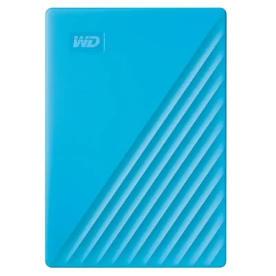 WD 2TB My Passport, Portable External Hard Drive, Blue, backup software with defense against ransomware, and password protection, USB 3.1/USB 3.0 compatible - WDBYVG0020BBL-WESN