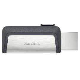 SanDisk 256GB Ultra Dual Drive USB Type-C - USB-C, USB 3.1 - SDDDC2-256G-G46,Black