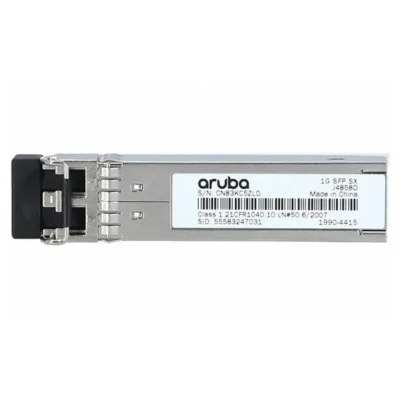 HP J4858D Aruba - SFP (Mini-GBIC) transceiver Module - GigE - 1000Base-SX - LC Multi-Mode - up to 1640 ft - for OfficeConnect 1410 24, HPE Aruba 2930M 24, 2930M 40, 8320, MACsec Advanced Module