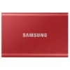 Samsung T7 Portable SSD - 2 TB - USB 3.2 Gen.2 Externe SSD Metallic Red (MU-PC2T0R/WW)