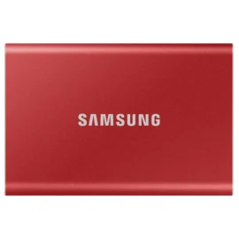 Samsung T7 Portable SSD - 2 TB - USB 3.2 Gen.2 Externe SSD Metallic Red (MU-PC2T0R/WW)