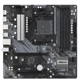 ASRock A520M Phantom Gaming 4 AMD A520 Chipset AM4 Socket Motherboard