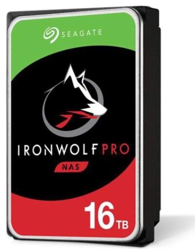 Seagate IronWolf Pro NAS 3.5-inch 7200rpm Hard Drive 16TB (ST16000NT000)