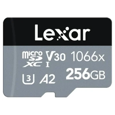 Lexar Professional 1068x microSDXC UHS-I Card SILVER Series LMS1066256G-BNANG