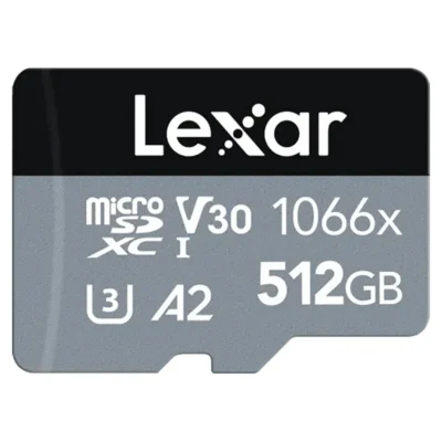 Lexar Professional Silver 1066x SDXC UHS-I Memory Card Silver Serie LSD1066512G-BNNNG