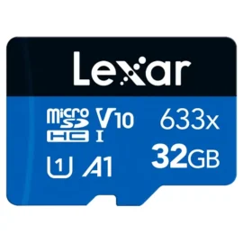 Lexar High-Performance 633x microSDHC/ microSDXC UHS-I Card BLUE Series LSDMI32GBB633A