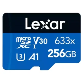 Lexar High-Performance 633x microSDHC/ microSDXC UHS-I Card BLUE Series LSDMI256BB633A