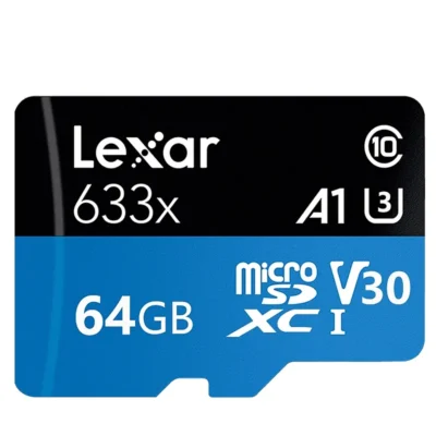 Lexar 64GB Extreme Pro LSDMI64GBB633A microSDXC Memory Card C10 U3 V30 A1 UHS-I