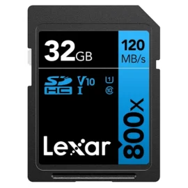 Lexar High-Performance 800x SDHC/SDXC UHS-I Card BLUE Series LSD0800P032G-BNNNG